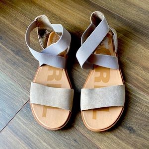 Sorel Ella II Women’s Tan Sandal size 8.5